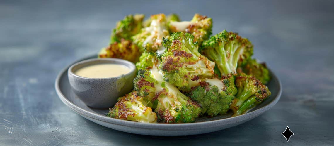 089_Romanesco_mit_Tahini-Zitronen-Dip Romanesco mit Tahini-Zitronen-Dip