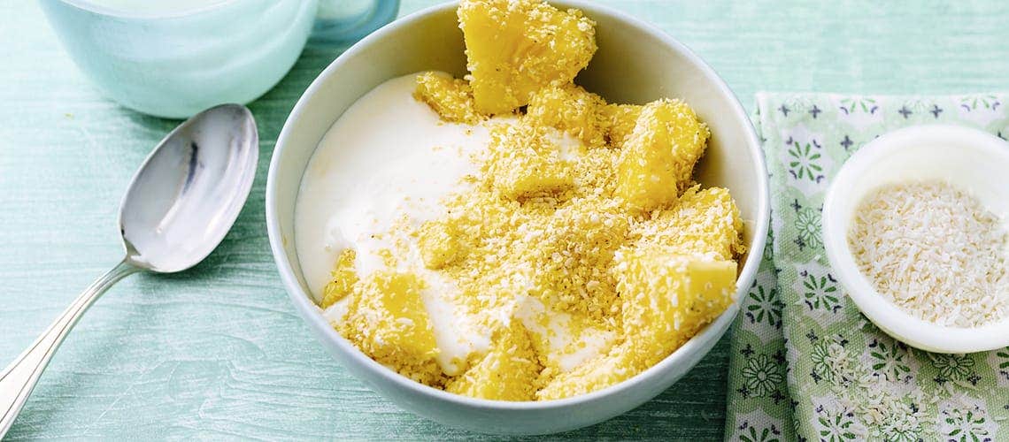 Entzündungshemmendes Rezept bei Schuppenflechte: Hirse-Kokos-Müsli Hirse-Kokos-Müsli