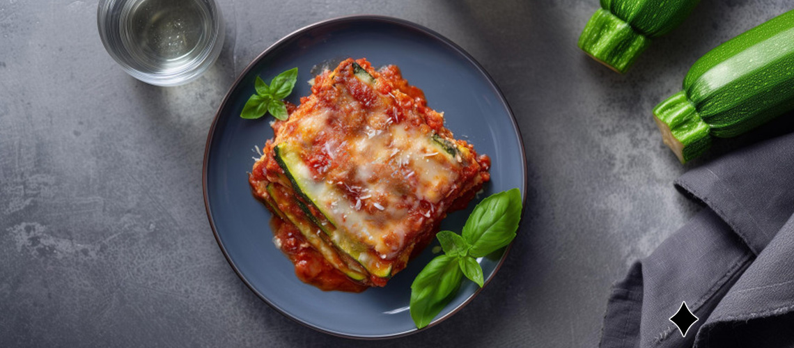Ein gesundes Rezept: Zucchini-Lasagne ohne Nudeln