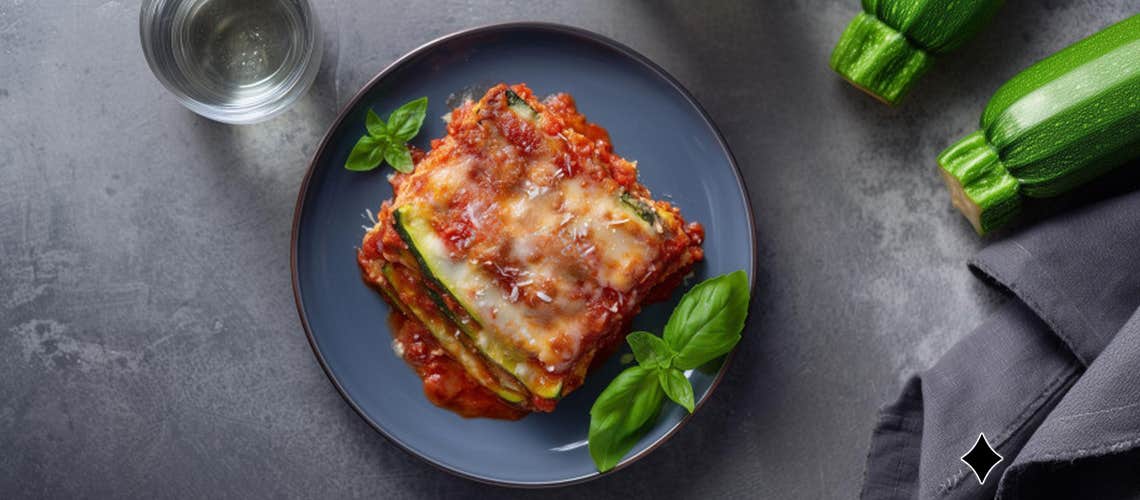 Ein gesundes Rezept: Zucchini-Lasagne ohne Nudeln