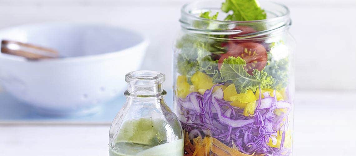 Rezept für ein vitales Leben trotz Schuppenflechte: Regenbogensalat Regenbogensalat