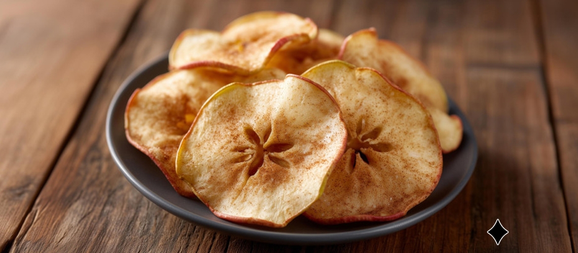 Apfelchips mit Zimt