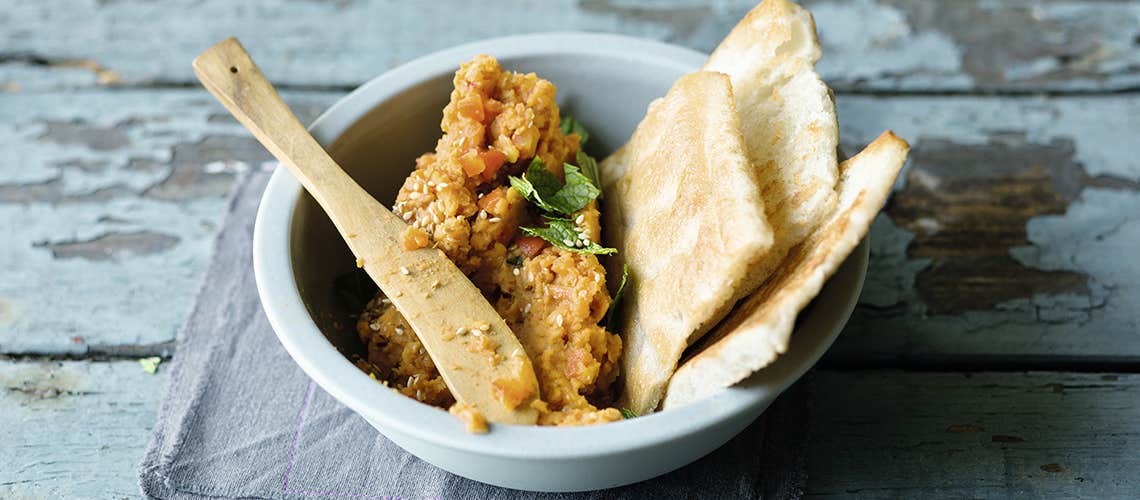 Leckeres und gesundes Rezept bei Schuppenflechte: Linsen-Möhre-Paprika Linsen-Möhre-Paprika