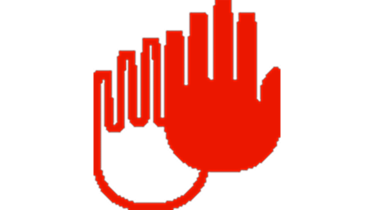 Handschuhe tragen Icon eine weiße und eine rote Hand – Symbol für Handschuhe tragen