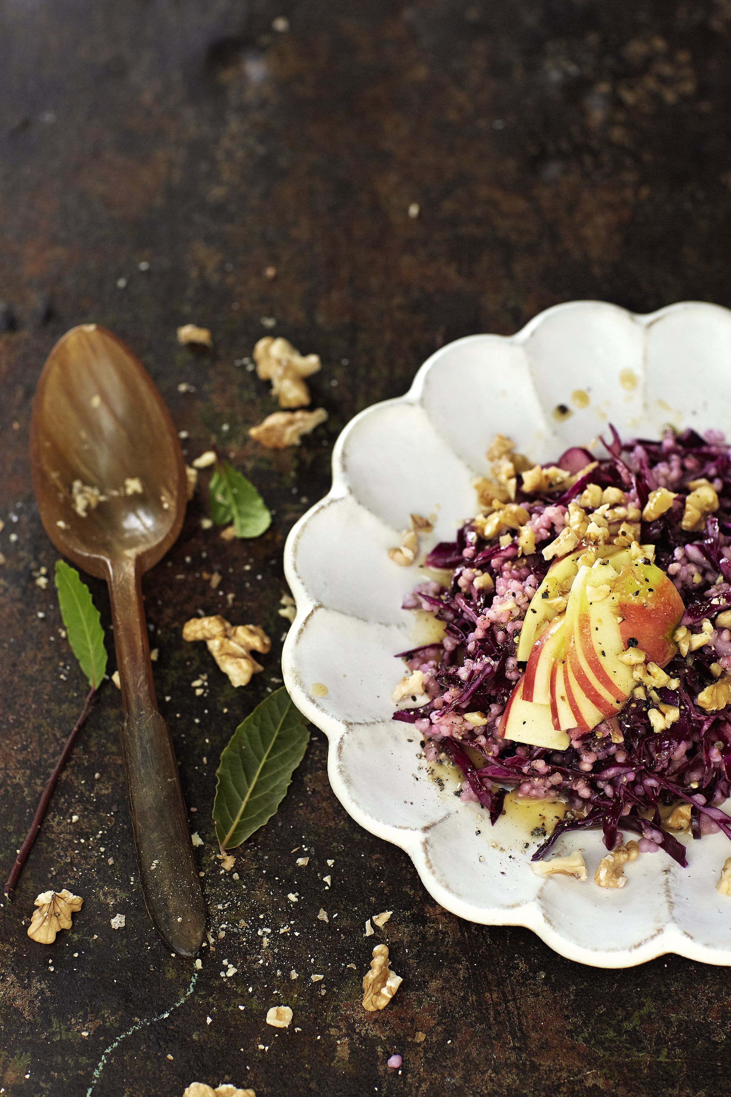 Gesunde Ernährung - Rezept: Rotkohl-Graupen-Salat