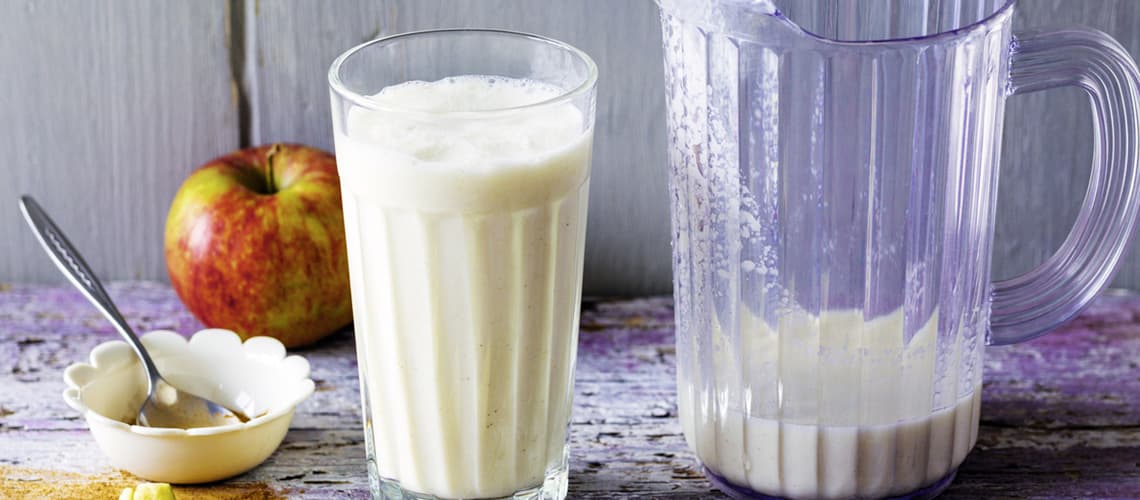 Rezept bei Psoriasis: Apfel-Zimt-Kefir