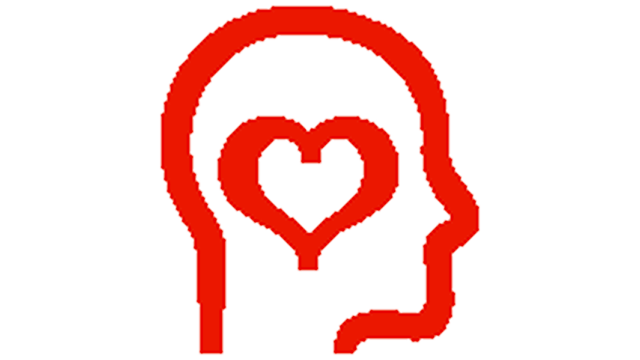 Icon Kopf mit Herz – Symbol für gute Mundhygiene