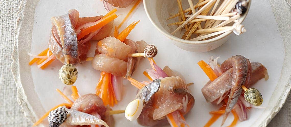Leckeres und gesundes Rezept bei Schuppenflechte: Matjes mit weissem Portwein und Reisweinessig Matjes mit weissem Portwein und Reisweinessig