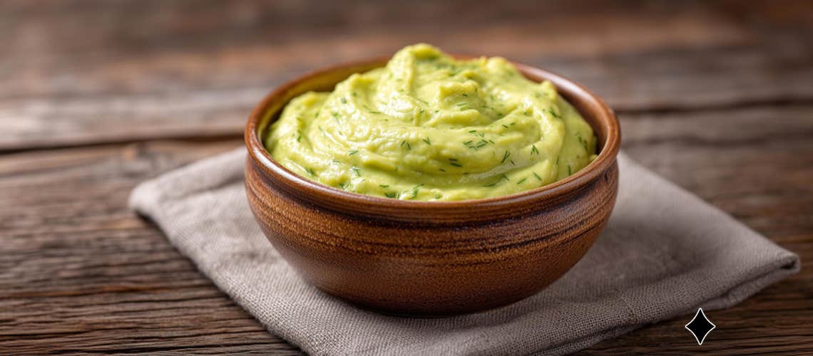 116_Avocado-Creme_mit_Kichererbsen_und_Dill Avocado-Creme mit Kichererbsen und Dill