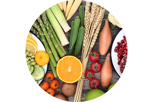 Gemüse und Obst. Pflanzenbasierte Ernährung bei Schuppenflechte und Psoriasis-Arthritis.