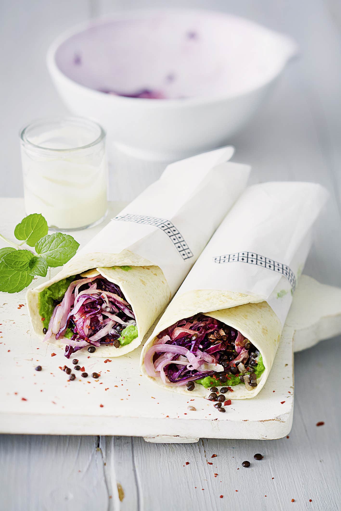 Rezepte bei Psoriasis & Psoriasis Arthritis: Wraps mit Linsen und Kohl Wraps mit Linsen und Kohl