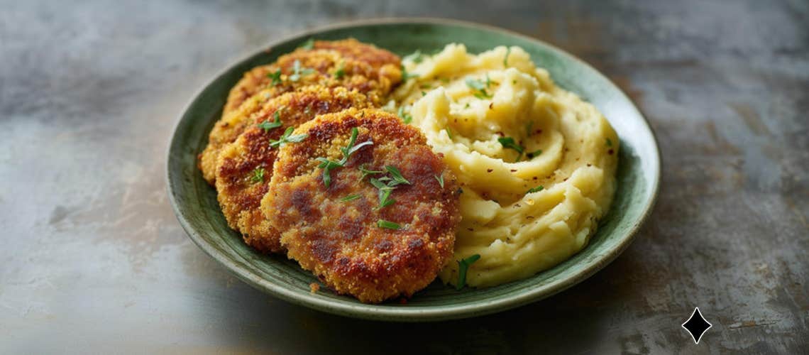 074_Sellerieschnitzel_mit_Kartoffelstampf Sellerieschnitzel mit Kartoffelstampf