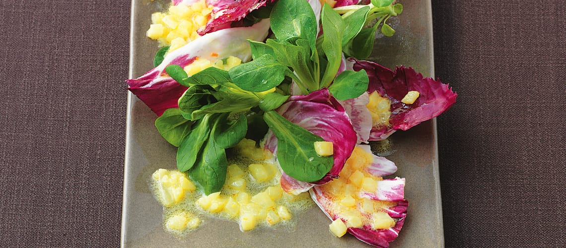 Ernährung Schuppenflechte: Frischer Käsesalat