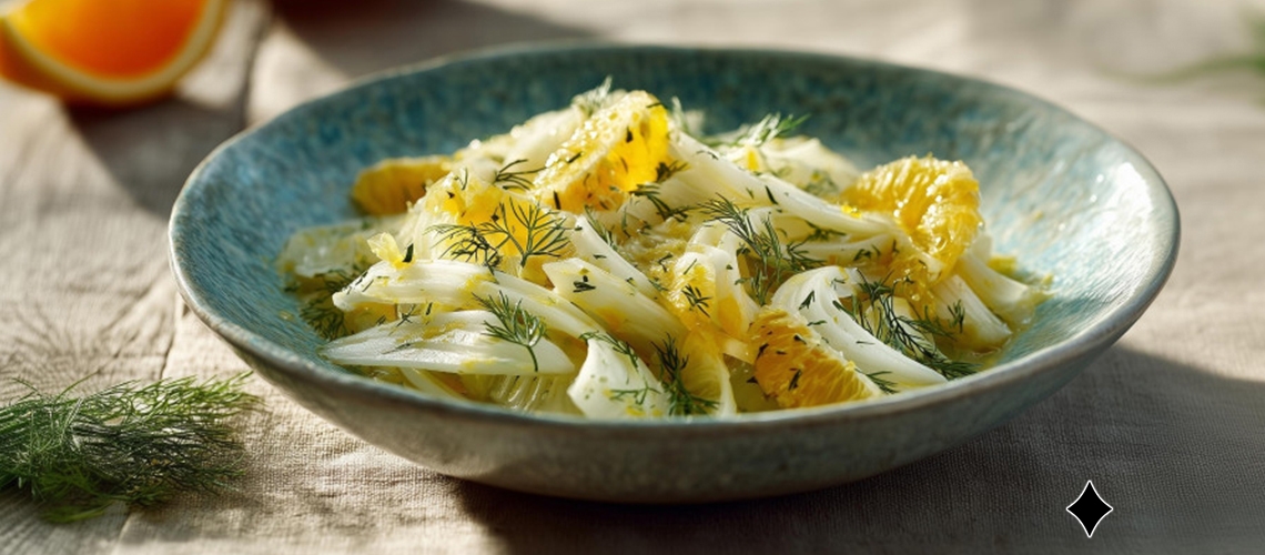 Fenchelsalat mit Orangen und Dill