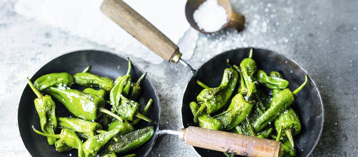 Entzündungshemmendes Rezept bei Schuppenflechte: Pimientos Padron Pimientos Padron