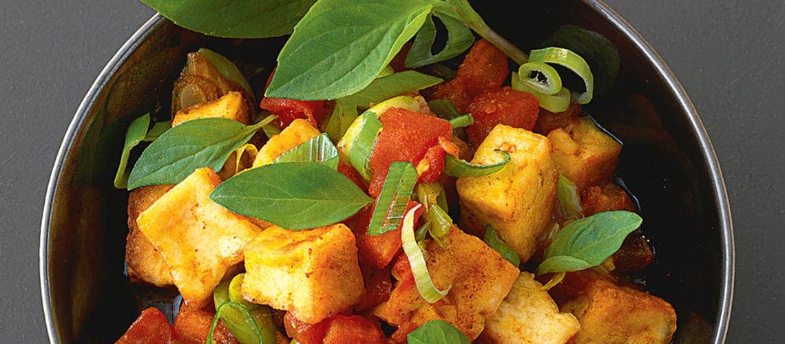 Gesunde Ernährung bei Schuppenflechte - Rezept: Tofu in Ingwersauce Tofu in Ingwersauce