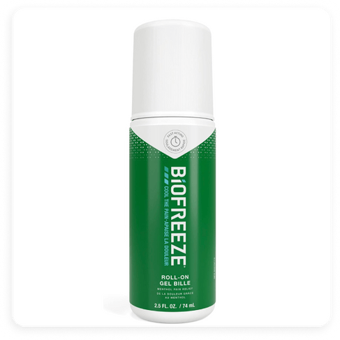 Biofreeze Pain Relief Roll-On: Fast Acting & Long Lasting, 74 mL