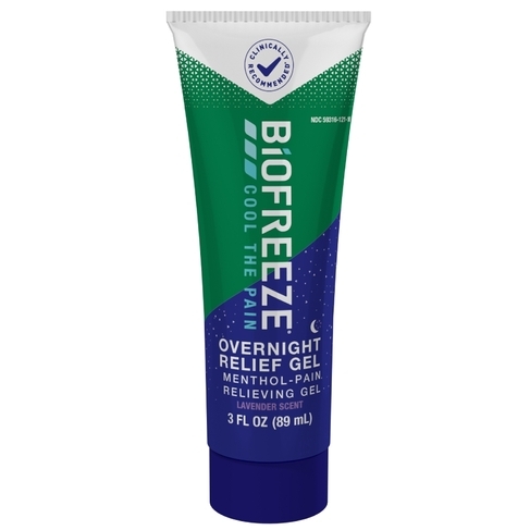 Biofreeze Overnight Relief Gel, 3 oz. Tube | Biofreeze US