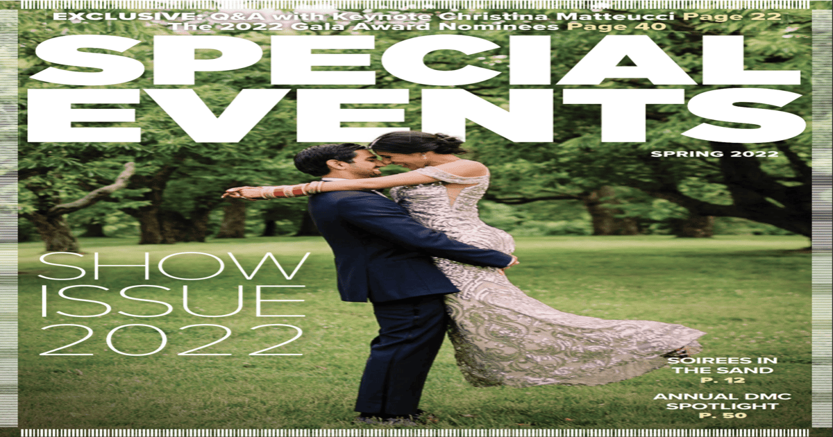 Special Events 2022 Spring Issue Now!