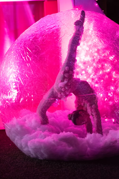 Contortion Snow I'm Dreaming of a Pink Christmas