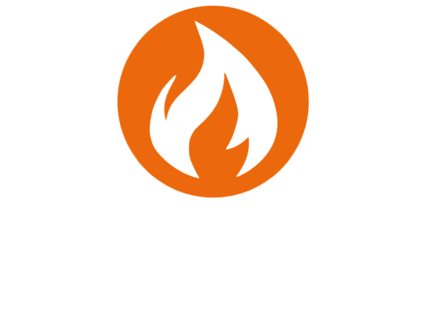 Fireaway Pizza logo white