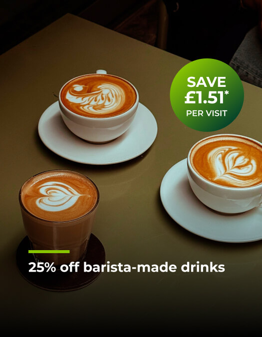 Save £1.58 per coffee visit