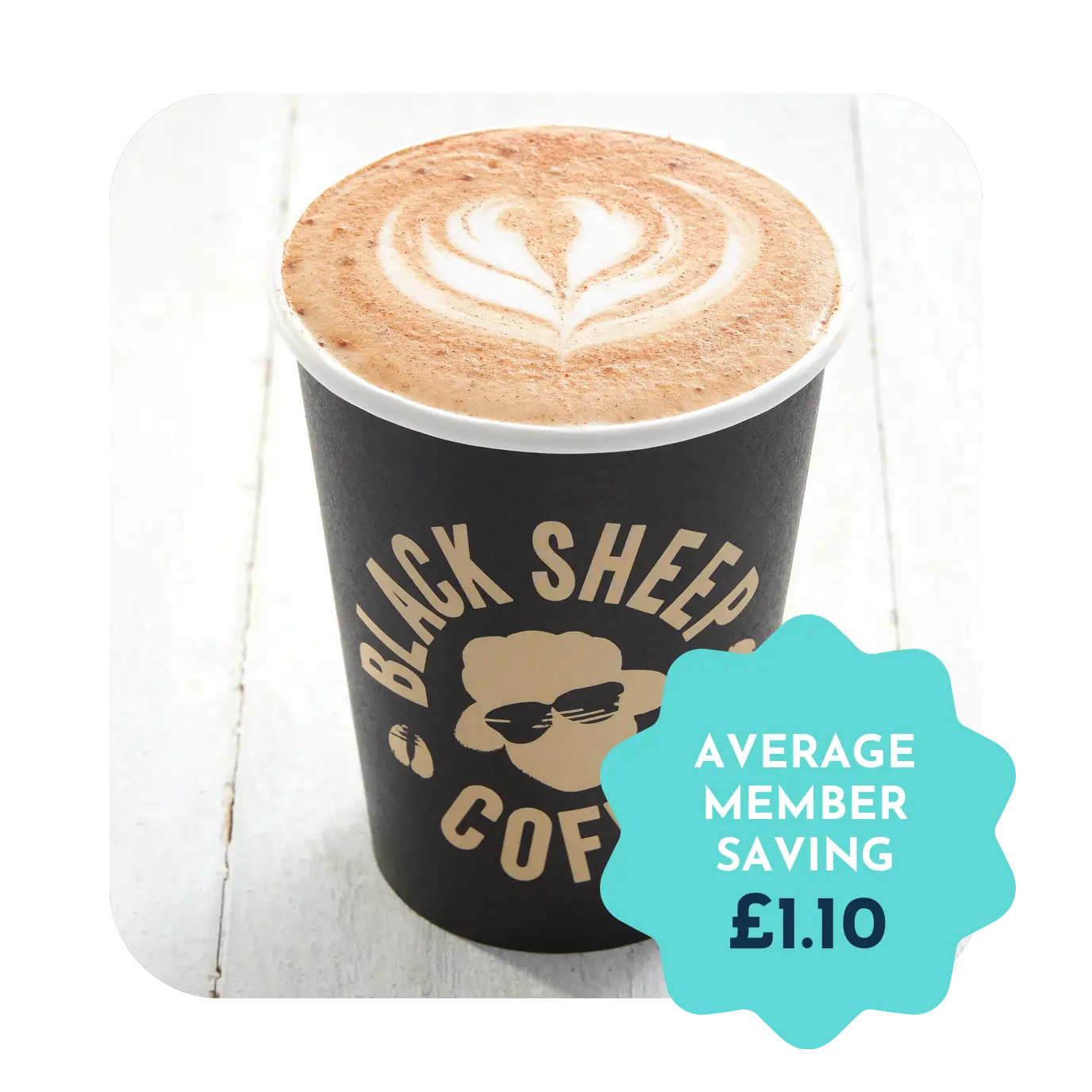 Latte savings at Black Sheep Coffee