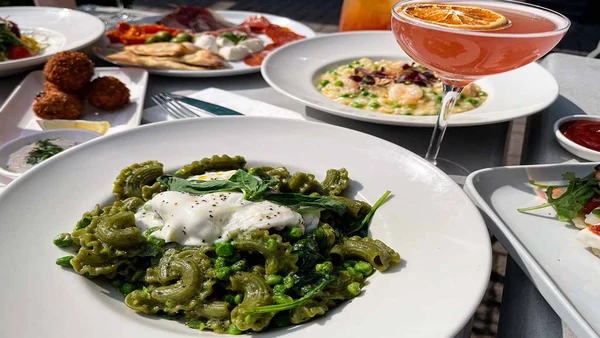 Mediterranean vegetarian dish at Prezzo Manchester
