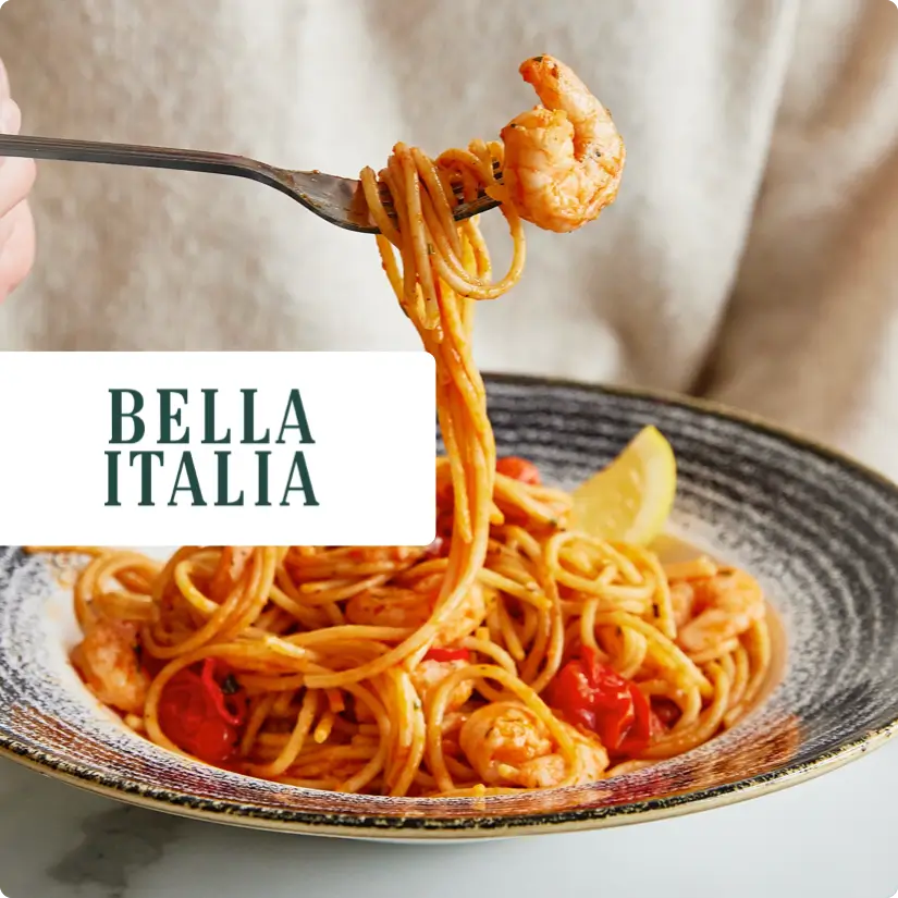 2 for 1 at Bella Italia