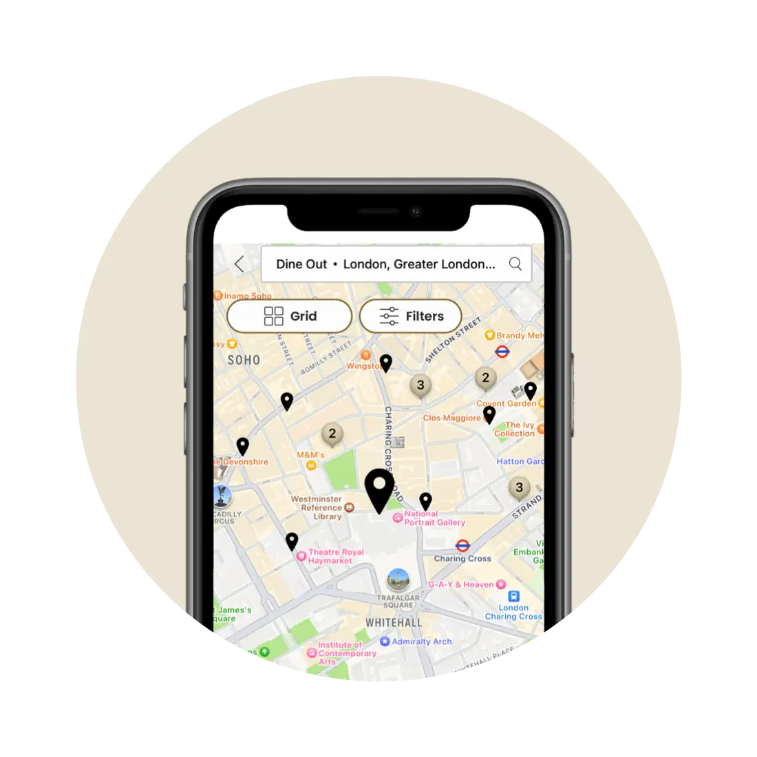 Map search