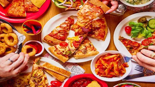 Pizza at Pizza Hut London