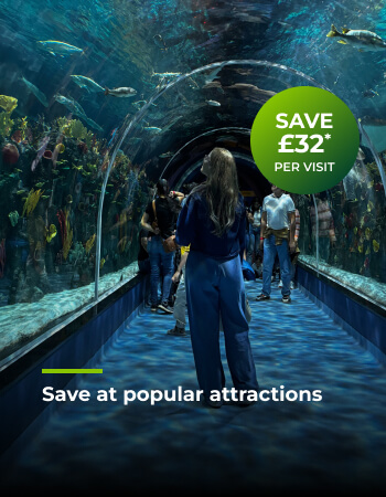 Save £32 per days out visit (2 people)