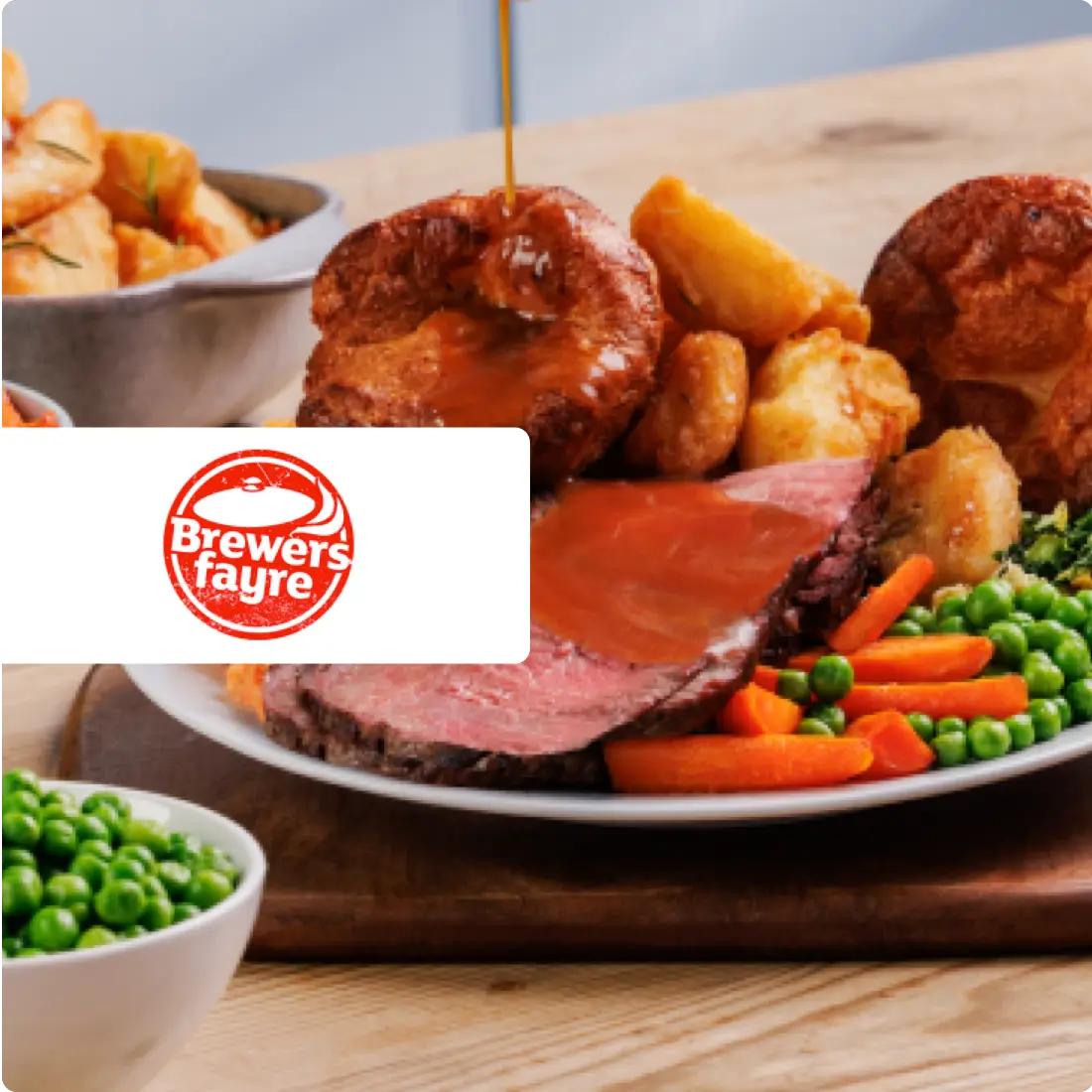 25% off at Brewers Fayre with tastecard