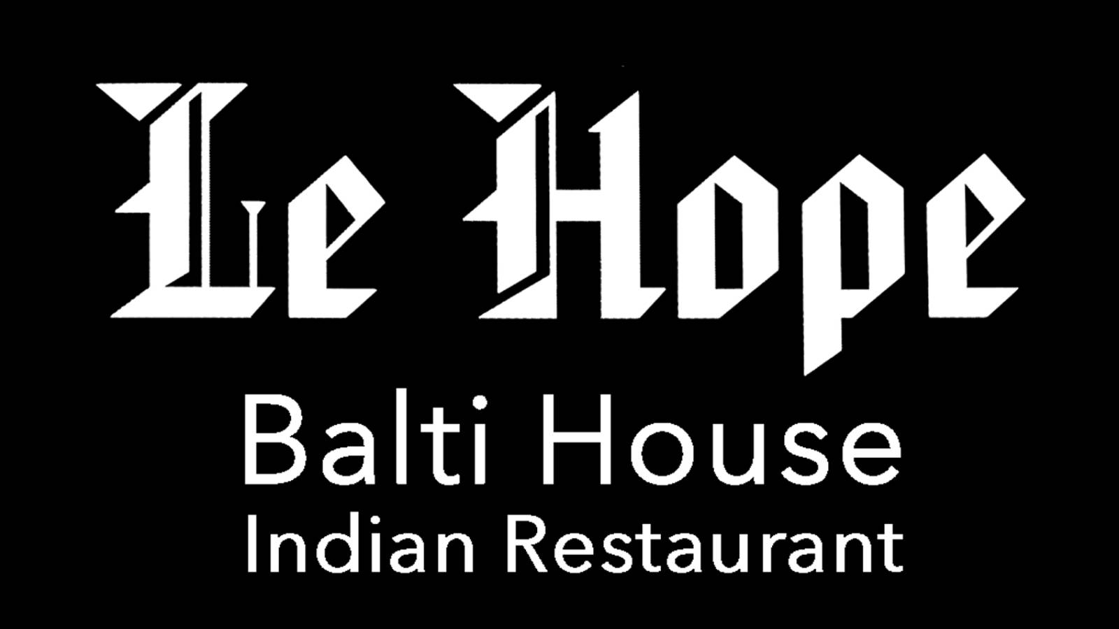 Le Hope Balti House