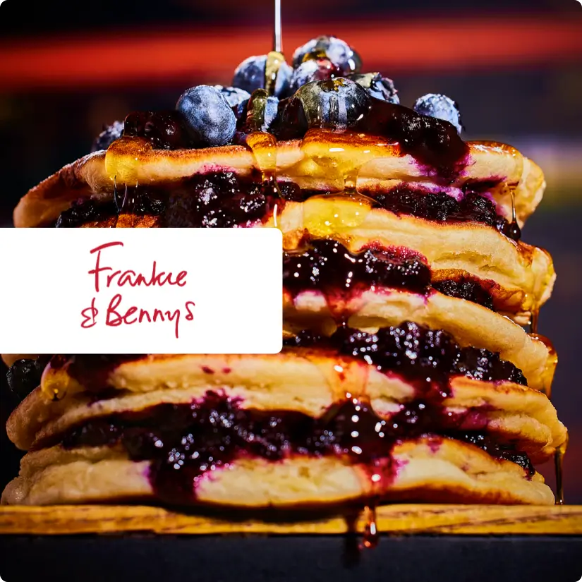 2 for 1 at Frankie & Bennys with tastecard