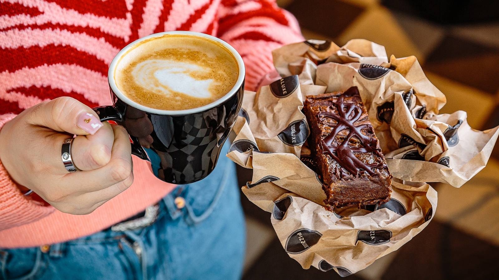 Coffee + Cake @ Pizza Luxe