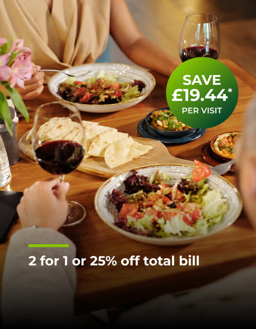Save £18.52 per meal out