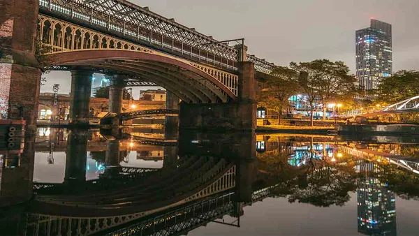 bridges over canals in manchester