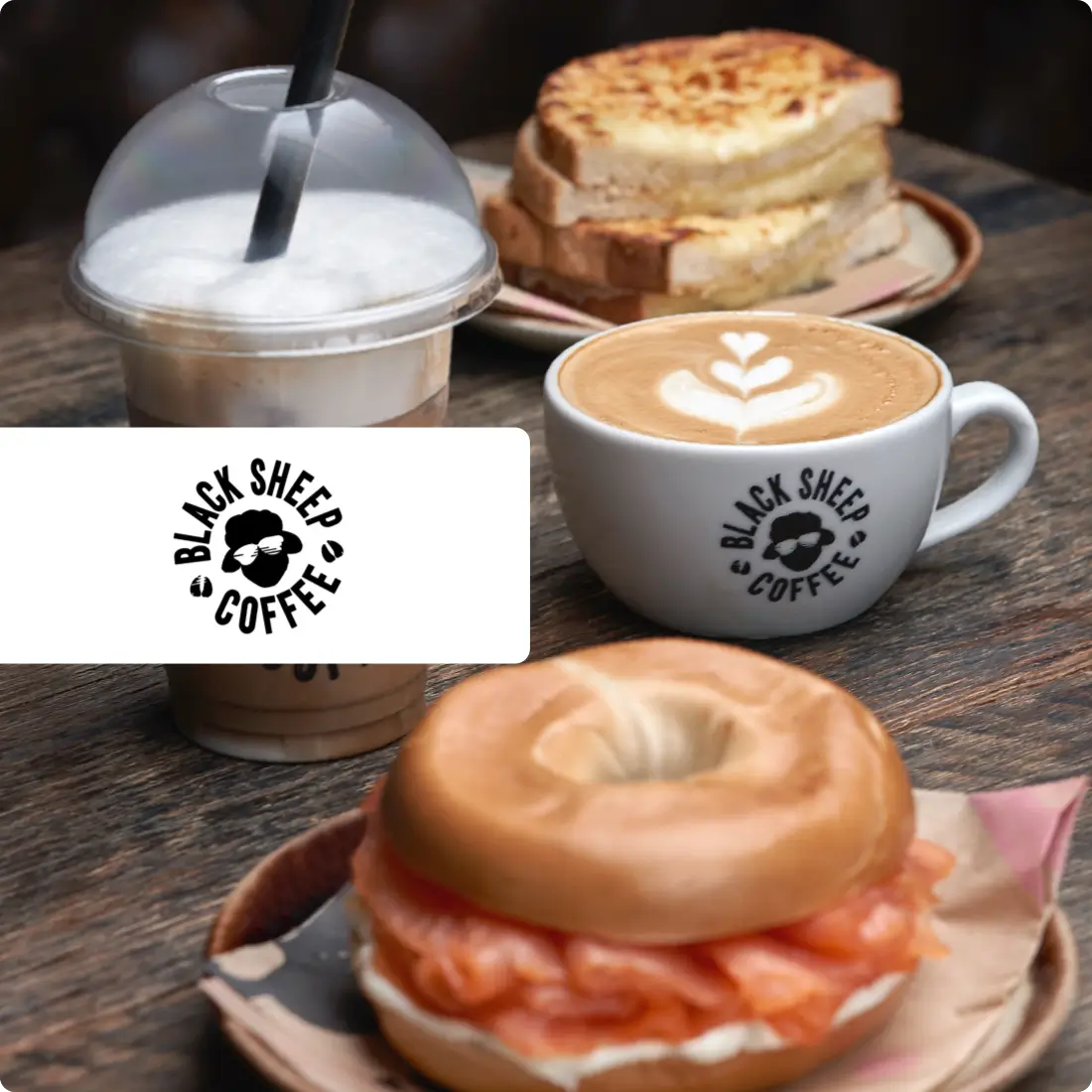 25% off at Black Sheep Coffee with tastecard