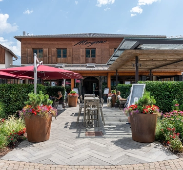 Margaux Restaurant von Aussen im Landquart Fashion Outlet