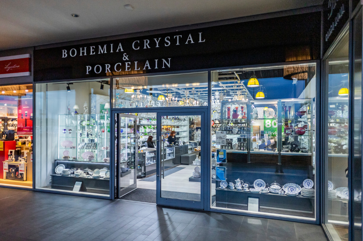 Bohemia Crystal  POP Airport outlet