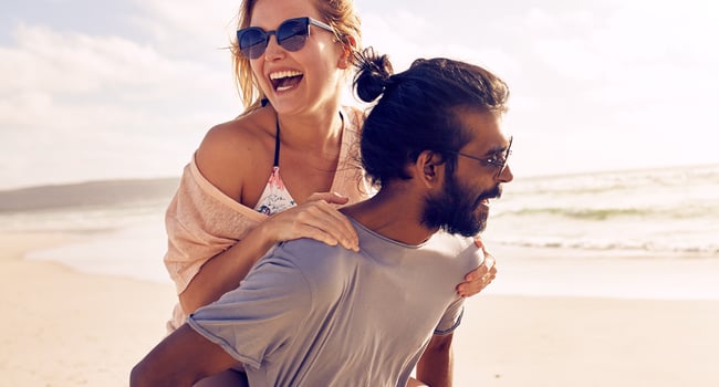 A couple wearing glasses from watch & see