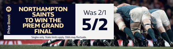 Price Boost - Northampton Saints PREM Grand Final