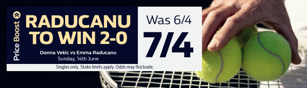 Donna Vekic v Emma Raducanu (14/06)