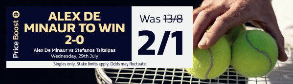 Alex De Minaur vs Stefanos Tsitsipas
