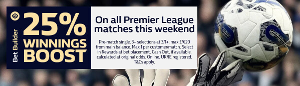 25% Winnings Boost (26' / 27')