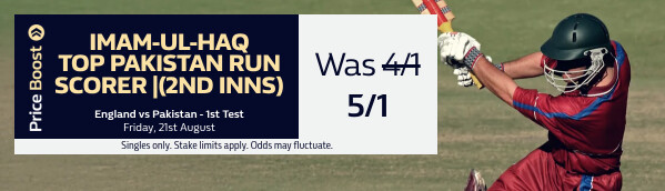 England vs Pakistan (20/08)