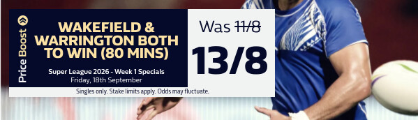 Super League 2026 - Play-Offs Week 1 Specials (18/09)