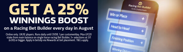 Bet Builder 25% Boost - August