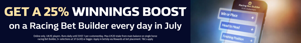 Bet Builder 25% Boost - July